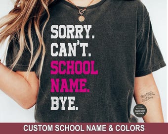 College Acceptance Shirt, Custom School Name Tee, High School Graduation Gift, Personalized University Name T-Shirt, Gift for Graduate.