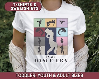 In My Dance Era Shirt, Dance Era Kids Sweatshirt, Ballet Era Hoodie, Girls Dance Gift, Dance Lover Competition Shirt, Dancer T-Shirt