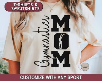 Gymnastics Mom Comfort Colors® Shirt, Gymnast Mama Sweatshirt, Gymnastics Meet Tee, Mom Life Hoodie, Gift for Mom, Team Mom, Mother's Day