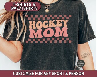 Hockey Mom Shirt, Hockey Mama Sweatshirt, Hockey Hoodie, Sports Mom Sweater, Hockey Coach T-Shirt, School Hockey Tee, Hockey Mom Top