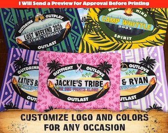 Custom Themed Neck Gaiter perfect for Birthday Parties, Guys Weekend, Girls Trip, Bachelorette Favors, Summer Camps, Watch Parties and more