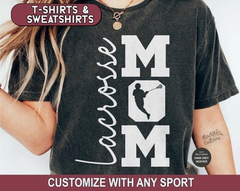 Lacrosse Mom Shirt, Lacrosse Mama T-Shirt, LAX Mom Sweatshirt, Lacrosse Mom Era, Game Day Tee, Sports Mom, Mom Life Tee, Mother's Day Gift