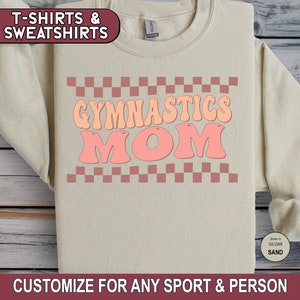 Gymnastics Mom Era Sweatshirt, Gymnastics Mama Shirt, Personalized Gymnast Mom Tee, Custom Sports Mom Crewneck, Mothers Day Gift