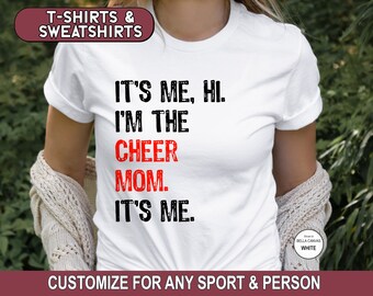 Cheer Mom Shirt, I'm The Cheer Mom Sweatshirt, Cheer T-Shirt, Gameday Tee, Cheer Mama Hoodie, Cheer Comp Tshirt, Cheerleading Mom