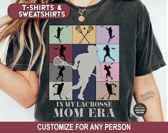 In My Lacrosse Mom  Era Shirt, Lacrosse Mama Era Sweatshirt, LAX Era T-Shirt, Gameday, LAX Coach, Lacrosse Team Gift, Kids Lacrosse LAX02
