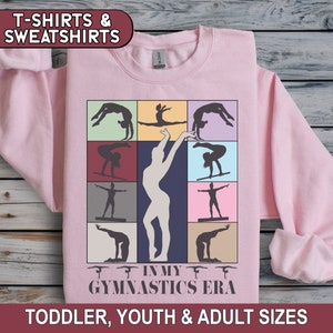 In My Gymnastics Era Shirt, Kids Gymnastics Tees, Gymnastic Mom Sweatshirt, Gift for Gymnast, Toddler Gymnastics Tshirt, Competition Shirt