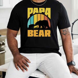 Chemise papa ours, chemise de fête des pères, cadeau de fête des pères, cadeau de papa, chemise pour papa