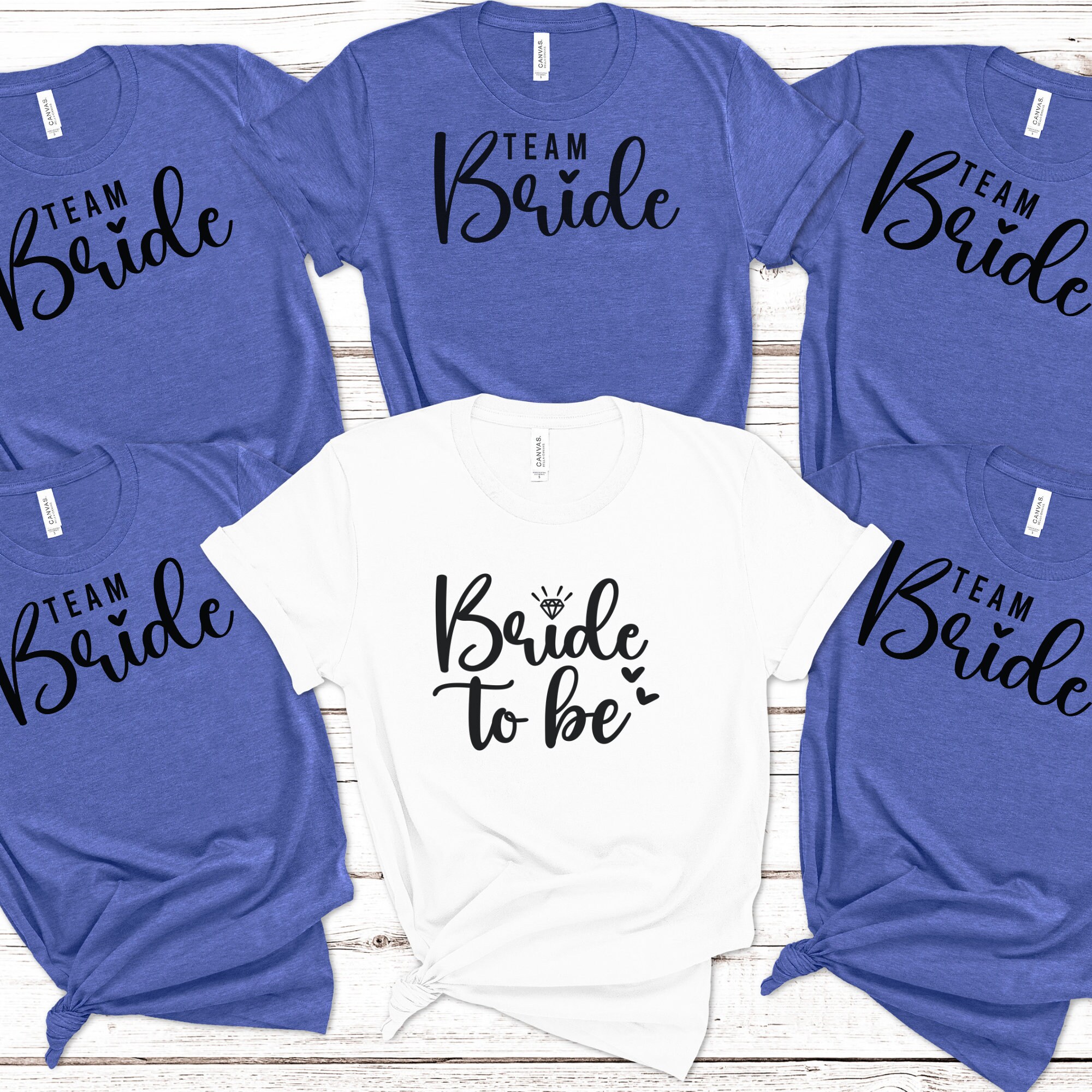 Bride to Be & Team Bride Matching Shirts, Team Bride Shirts ...