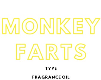 Monkey Farts Duftöl 1 oz Probe | Tropischer Duft Banane Ananas Vanille | DIY Seifen Kerze Slime Kinder Bastelöl | Hergestellt in den USA