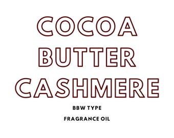 1 Unze Kakaobutter Kaschmir Duftöl. Phthalatfreies Duftöl für Seifenherstellung, Kerzenherstellung und Kunsthandwerk. Kakaobutter Duft