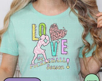 Love My Pickleball Season-T-shirt, grappige tshirt Pickleball Mom, T-shirt mama workout, shirt oma Pickleball, dames Passion-T-shirt, Game Day-T-shirt