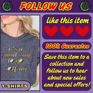 Golfing Funny Tshirt, Its A Good Day To Go Golfing, Retro Golf Tee, Funny Golf Lover T-shirt, Golf Player Shirt, Cute Golf Tee, Sports Tees image 10