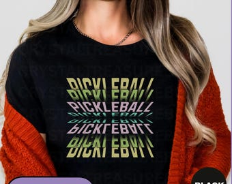 Pickleball Stacked Sport Shirt, Vintage Pickleball Lovers Tee, Funny Pickleball Tshirt, Sports Retro Classy Shirt, Mama Pickleball Vibes Tee