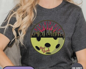 New York Pickleball Shirt, Pickleball Lover Tshirt, Sport Skyline City Tee, Landscape NY T-shirt, Summer Urban City Shirt, Travel USA Tee