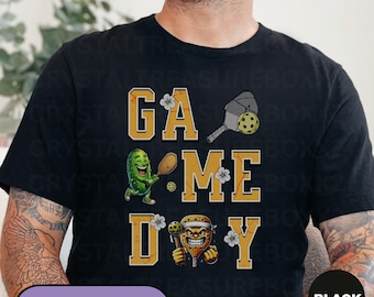Game Day Pickleball Shirt, Funny Pickle Ball Shirt, Pickleball Lover T-shirt, Sports Fan Tee, Grandma Cheerleader Tee, Mom Pickleball Tshirt