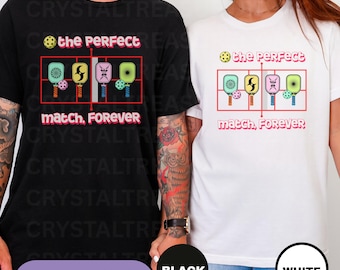 Couples Pickleball T-shirt, Bride And Groom Sports Tee, Pickleball Lovers, Racket Players Meme Top, Vintage Wedding Gift Pickleball Outfit