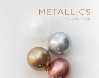Metallic Gold Chrome DIY Balloon Garland Arch Kit | Graduation Party, Rose Gold, Gold, Silver, Baby Shower Decor, Birthday Party, Wedding
