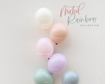 Rainbow DIY Balloon Arch Kit | Pastel Balloon Garland | Pastel Rainbow Unicorn Party | Neutral Rainbow Birthday Baby Shower Bachelorette