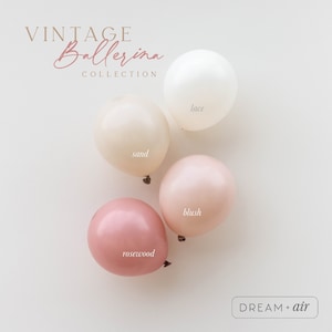 Neutral Blush Pink Boho DIY Balloon Garland Arch Kit | White, Beige, Bridal Shower Bachelorette Party Decor, Baby Shower, Birthday, Wedding