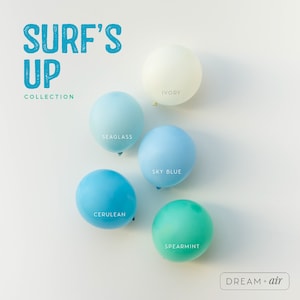 Surfs Up DIY Balloon Garland Arch Kit | Blue, Green, The Big One Wave, Under the Sea, Ocean, Beach Balloon, Baby Shower,First Birthday Party