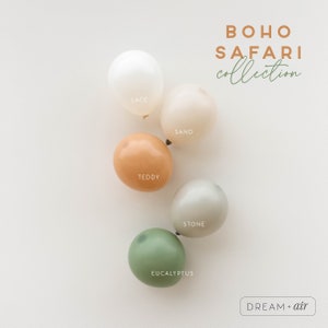 Safari Balloon Garland Kit | Wild One Jungle First Birthday | Safari Baby Shower | Dinosaur Birthday Decor | Jungle Animal Theme Balloons