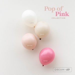 Boho Pink DIY Balloon Garland Arch Kit | Cream, Beige, Neutral, Blush, Baby Shower, Birthday Party Bridal Shower Decor, Wedding, Anniversary