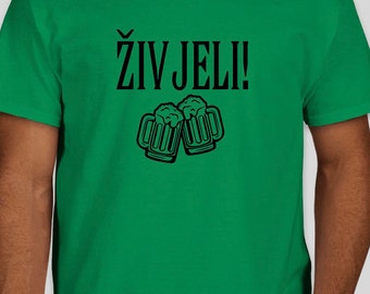 Chorwacki Živjeli! Koszula dla dorosłych