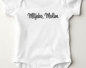 Mlijeko, mono de bebé croata “Leche, por favor” de Molim.
