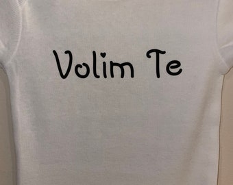 Croatian Volim Te Onesie