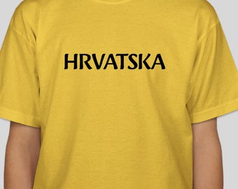 Unisex Hrvatska-t-shirt voor jongeren