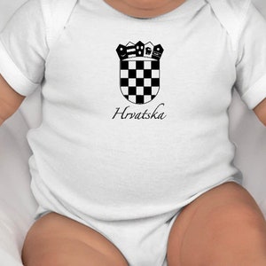 Croatian Crest Baby Onesie