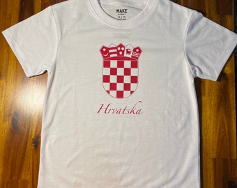 Croatian Crest Adult Tshirt
