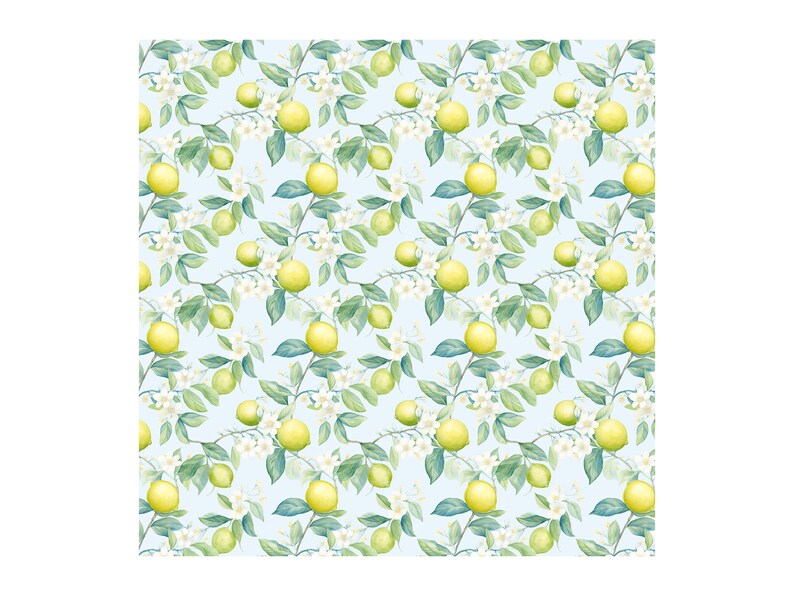 Seamless Chinoiserie Digital Pattern, Fruit Tree Paper, Asian Wallpaper