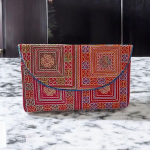 Embroidered pouch