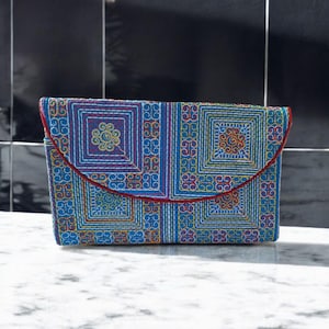 Embroidered pouch