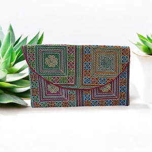 Embroidered pouch