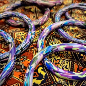 15 pc uv reactive & fluorescent bracelets