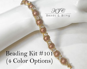 Bracelet Beading Kit - #B-101 (4 Color Options)