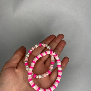 Pink Beaded Bracelets