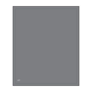 Beamon Creations Stone Gray Diamond Quilt quilt quilt embroidery blanket with white lettering | Geometryczny koc quilt soft thick warm convenient