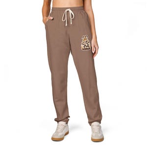 Pantaloni della tuta unisex GOAT Greatest Of All Time con illustrazione di ariete / Comodi pantaloni da jogging con grafica animale, stile, eleganza e grazia.