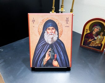 Icon Stand - 3D Printed Support for Icons with Orthodox Cross on Back
