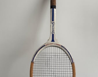 Vintage Wooden Wilson Tennis Racket | Sports Decor | Wall Interior Styling