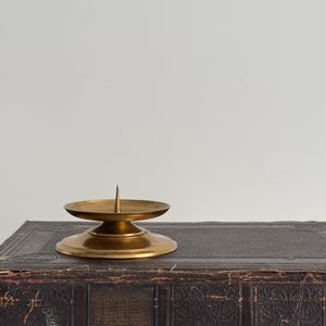 Vintage Brass Candlestick Holder, Vintage Brass Candle Holder, Home Decor