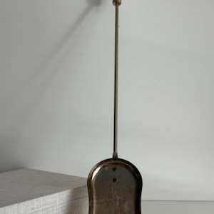 Vintage Antique Brass Fireplace Shovel, Solid Brass Fireplace Accessory