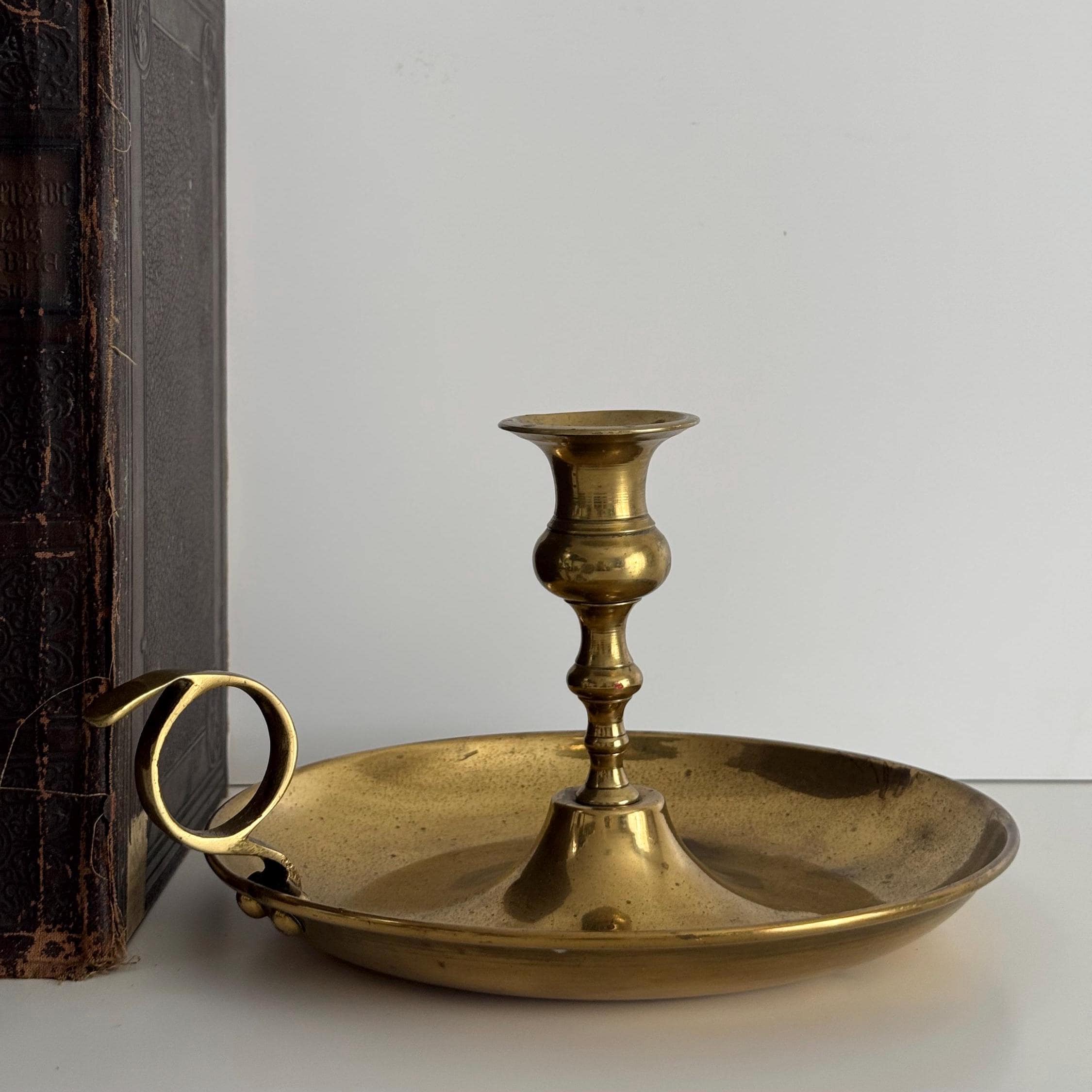 Antique Chamberstick - Etsy