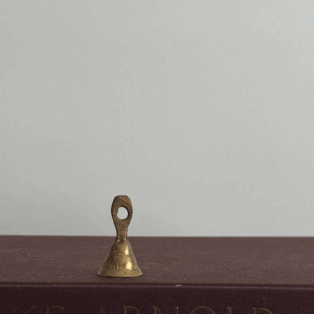 Antique Miniature Brass Bell | Ringing Bell - Etsy