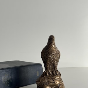 Vintage Brass Eagle Statue, Eagle Figurine