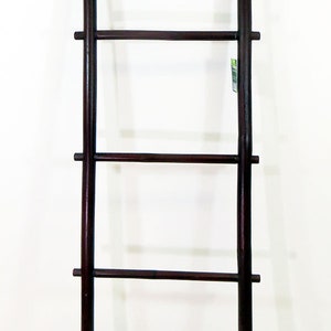 Colored Stained Bamboo Ladder Rack - Etsy
