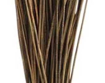 Dry natural willow sticks